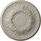Ekena Millwork Wakefield Ceiling Medallion (Fits Canopies up to 3 5/8"), 11 3/4"OD x 1 1/4"P, Pot of Cream Crackle CM11WAPCC - alternate 1